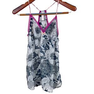 Liberty of London Target Y2K 90s Womens Cami Sz XS Babydoll Lace Sheer Fairy